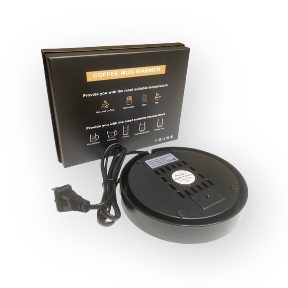 new Coffee Mug + Candle Warmer Plate ᯾ Blue Light ᯾ UL Listed + Certified ᯾ Gift - Picture 9 of 16